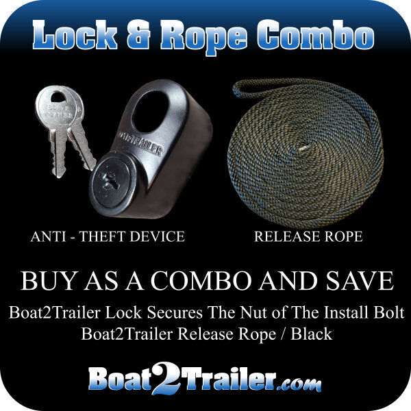 Boat2Trailer Lock - Anti Theft and rope combo