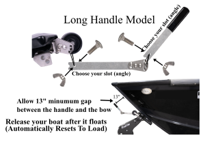 boat latch installation Long handles
