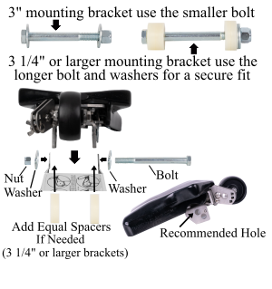 boat latch installation bolt LHandle