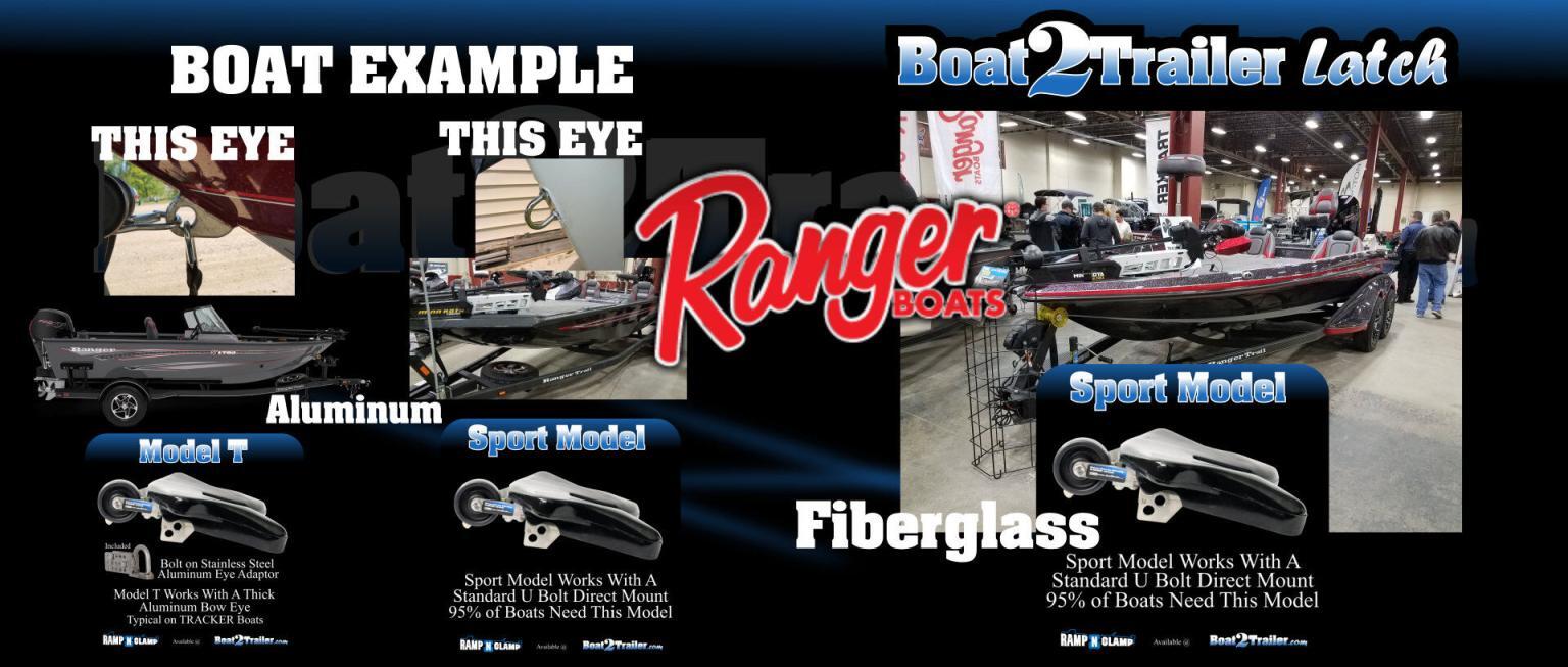 Ranger Automatic Boat Latch Boat2Trailer Ramp N Clamp