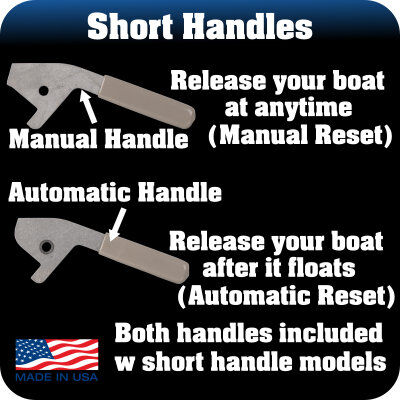 Robalo automatic boat latch Short Handle