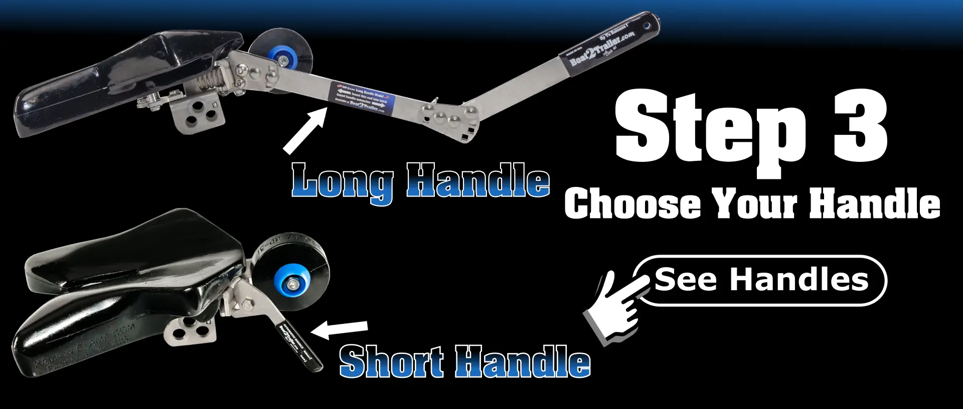 Boat2Trailer - Ramp N Clamp Handles