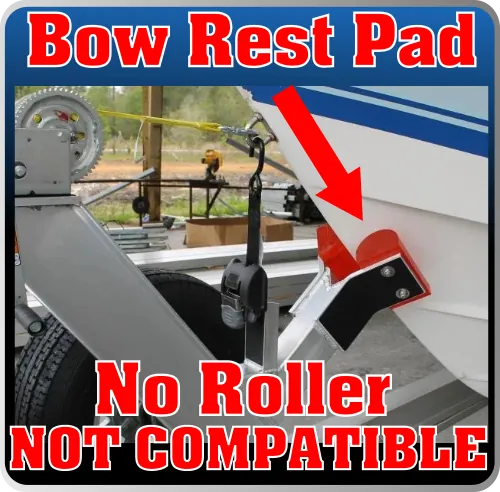 No Roller Bow Rest Pad