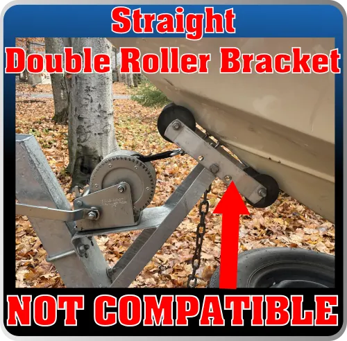 Straight Double Roller Bracket